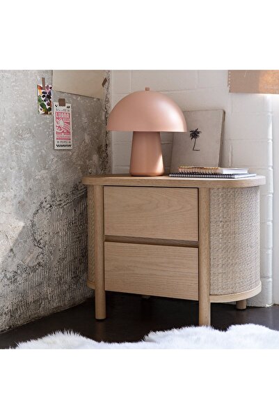 Latanwood Parker Hazeranlı Ahşap Komodin