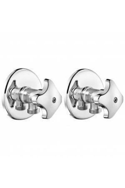 Eca 2 Filter Toilet Bidet (intermediate) Tap with Rosette (Price is for two pieces)