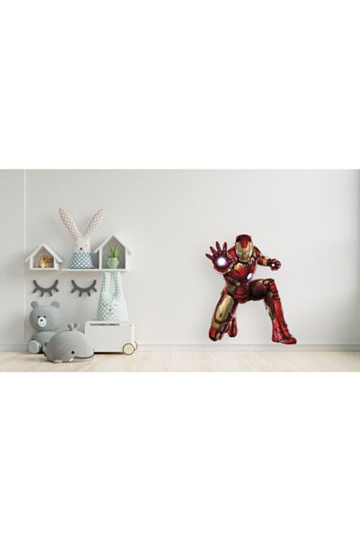Sepet Yıldızı Avengers Ironman Camera Copiilor Tapet Accesorii Ornament Autocolant 50x60 Cm