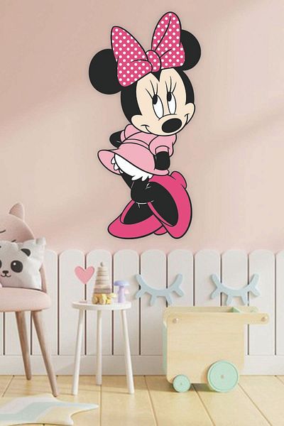 Sepet Yıldızı Autocolant de perete Minie Mouse 40x80 Cm