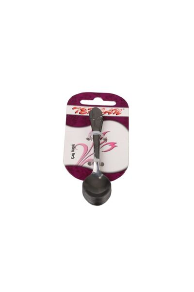 TERCAN 6 Lı Çay Kaşığı Çay Bardağı Kaşığı- Kahveci Kafe Kaşığı