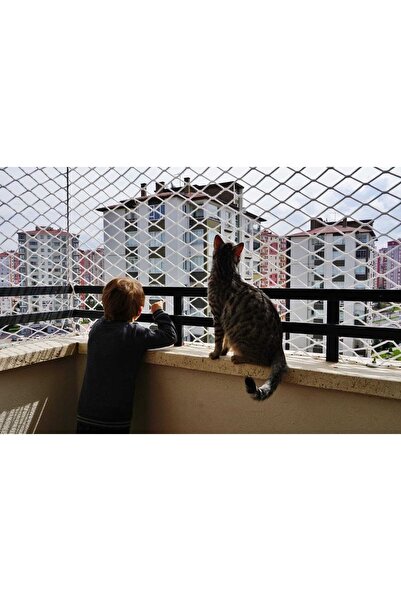 UZMAN İŞ GÜVENLİĞİ 2x10m Çocuk Güvenlik Filesi(göz Aralıkları 5x5cm) Balkon G...