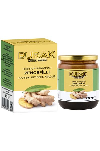 Burak Sağlık Herbal Zencefilli Karışık Bitkisel Macun 420 Gr