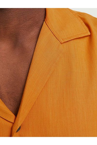 Jack & Jones Cămașă cu decolteu în V pentru bărbați - JPRCCAARON Resort S/S LN 12251027