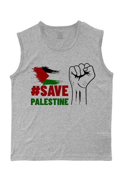 Raf Coll Muška majica bez rukava Pleteno Palestine dizajn Digitalna štampa ko...