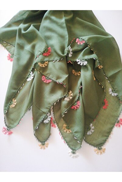 Arzuda Igne Oyası Yazma Çember Başörtü