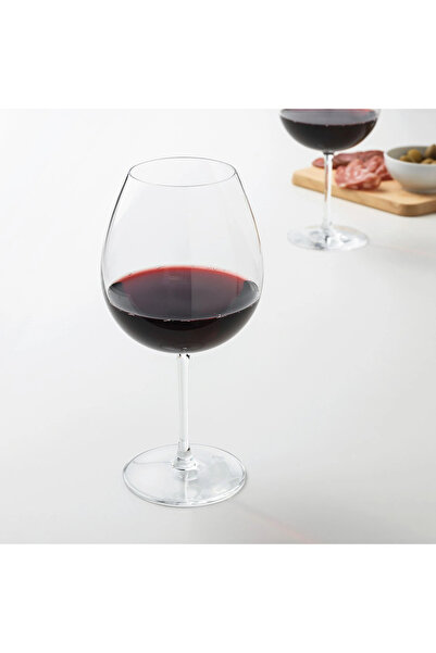 ODİ HOME 4 Red Wine Glasses - Crystal Red Wine Glass, 670 ml