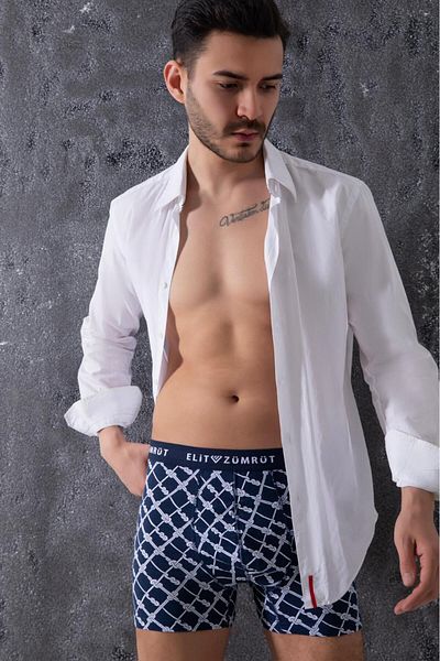 Gizem iç giyim Σετ Boxer 3 τεμαχίων Super Quality χτενισμένο βαμβακερό - COPY