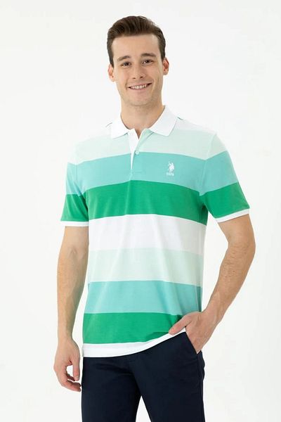 U.S. Polo Assn. Μπλουζάκι US Polo Assn. Ανδρικό μπλουζάκι Polo Neck - DMLS