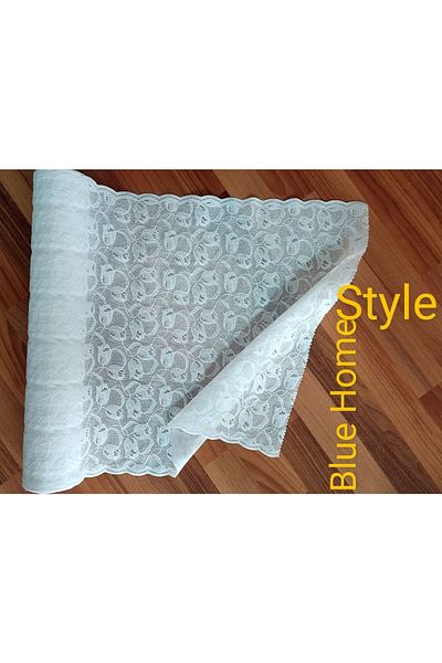 Blue Home Capac pentru raft din dantela PVC/ Capac pentru dulap și sertar antiderapant/latime: 50cm X 10 Mt /tulip -005