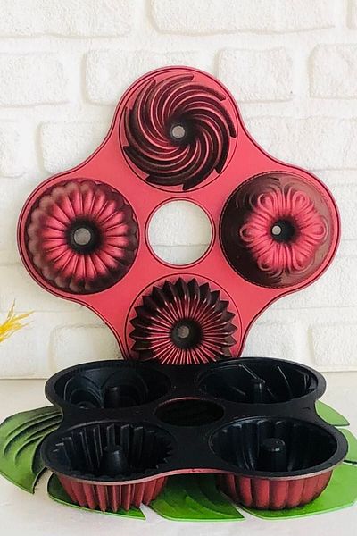 MEŞELER Galaxy 4-Piece Casting Granite Cake Mold