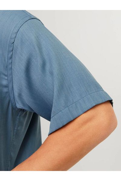 Jack & Jones Cămașă cu decolteu în V pentru bărbați - JPRCCAARON Resort S/S LN 12251027