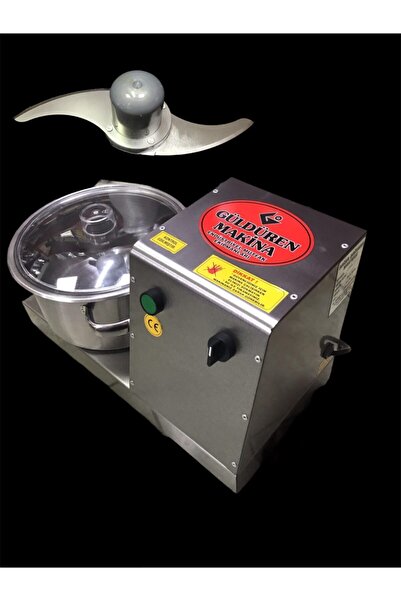 GÜLDÜREN MAKİNA Soğan Makinesi Sebze Parçalama Yedek Bıçak Dahil. 220v