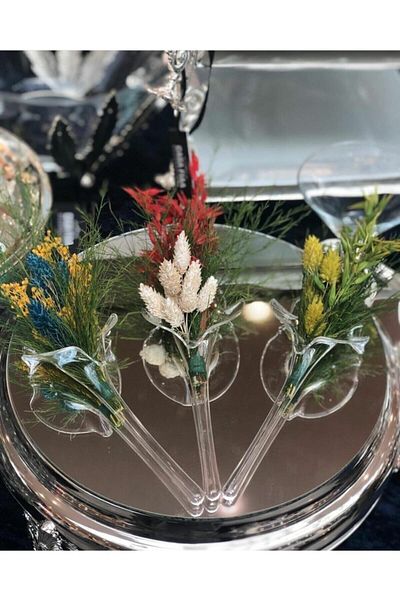 luxurydesign Blown Glass Napkin Holder 6 Pieces