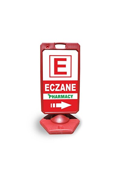 Reklamediyoruz Eczane Pharmacy Reklam Ve Yönlendirme Uyari Dubasi A Tabela Kırmızı