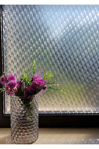 Genel Markalar Deco Linn Kendinden Yapışkanlı Buzlu Cam Folyo /  Eni 45 cm x  2 mt Uzunluk