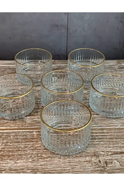 Paşabahçe 6'lı Elysia Altın Yaldızlı - Elysia Gold 235 Cc Küçük Kase - Küçük ...