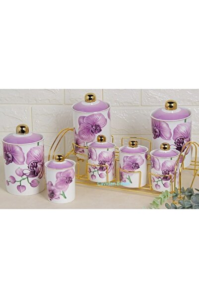 Sembol Fıona 7li Standlı Baharatlık Takımı