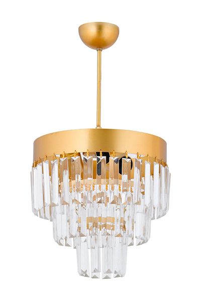 Betül Home Design ثريا فاخرة من الكريستال الأصفر مقاس 30 بوصة من كارلا