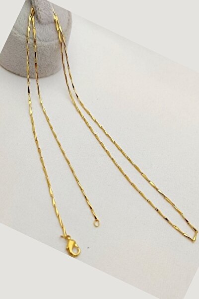 HEVISS Altın Kaplama Zincir Kolye 50 Cm