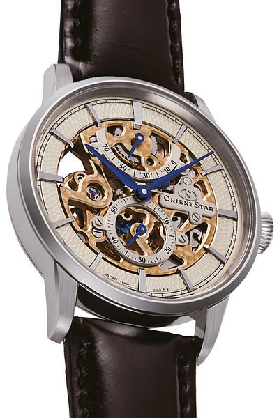 Orient Re-Az0004S00B Leather Brown 38 mm Automatic Men's Wristwatch