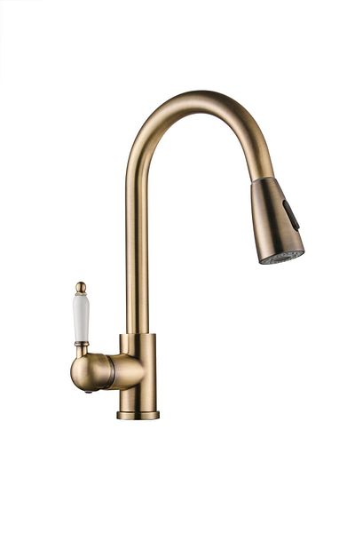 LPD Antique Spiral Kitchen Sink Faucet - E.m.a