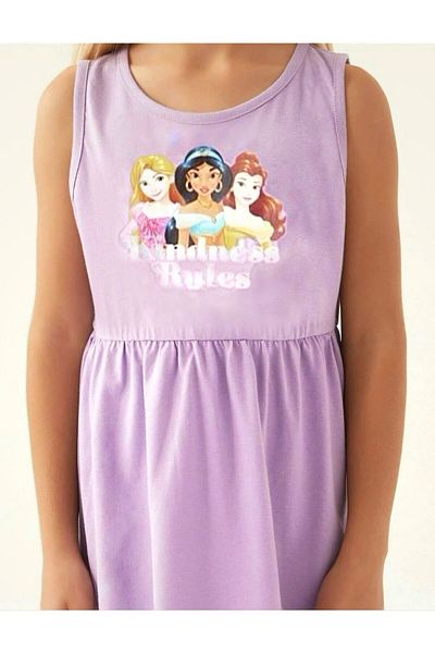 Pink Hippo Kids Printese Disney cu model - Rochie de vara fara maneci pentru fete