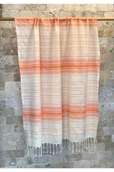 bohemian buldan قطن عضوي برتقالي 90x190 حمام الشاطئ بيشتيمال