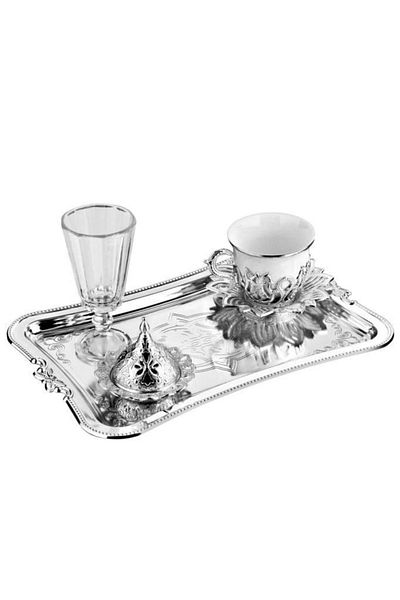 BUSEM Tiryaki Groom Presentation Set Silver Color