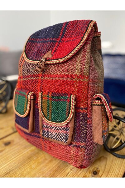 Bohemian Iran Işi El Yapımı Günlük Bohem Kilim Sırt Çantası