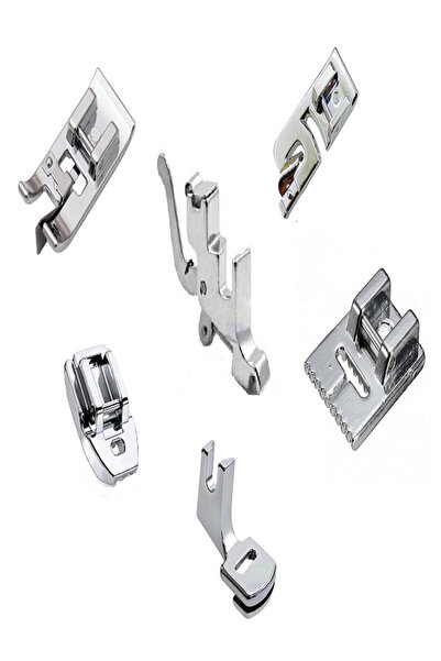 DİKİŞ MAKİNA ÇARŞISI Sınger Zetina Janome Ayaklar -ayak BağlantısI kıvırma,nervür,sürfile,büzgü Ayak,gizli Fermuar Ayak)