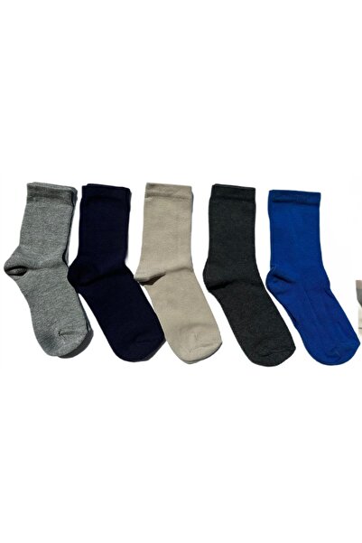 Ozzy Socks Boy's Cotton Long Socks - 5 Pairs Mixed Color