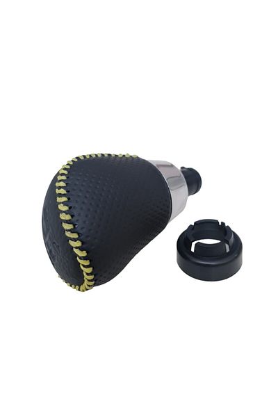 CABU 2005-2010 Model Volvo S40 V50 C30 Manual Gear Shift Knob - Printed Leather