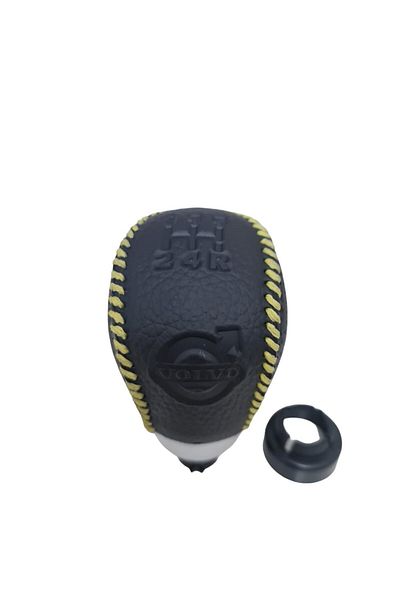 CABU 2005-2010 Model Volvo S40 V50 C30 Manual Gear Shift Knob - Printed Leather