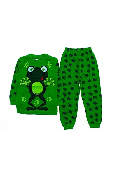 Süpermini 56-00-23 بدلة رجالية مكونة من قطعتين على شكل ضفدع لعمر 1-3 سنوات