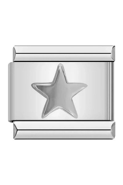 Takı Dükkanı 9mm Italian Steel Bracelet Charm - 1 Piece scb27