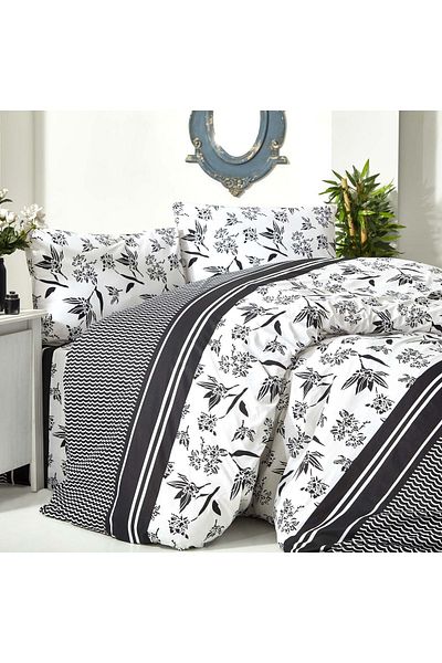 MAJESTE Alinda 100% Cotton Ranforce Single Duvet Cover Set (1 Pillow Case)-1069t