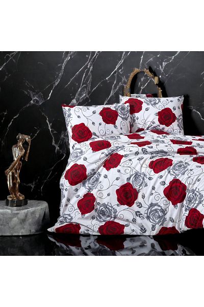 MAJESTE Alinda 100% Cotton Ranforce Single Duvet Cover Set (1 Pillow Case)-7231t