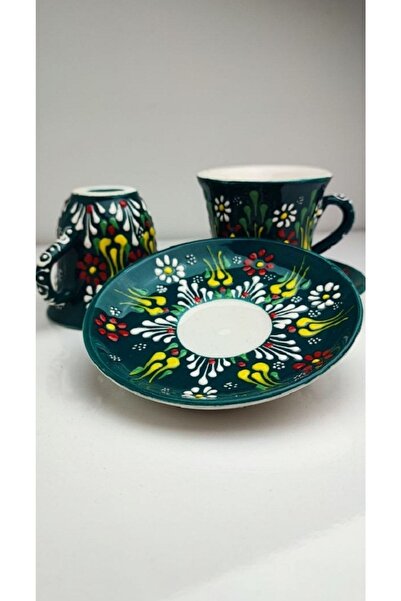 RGS Homelife Fincan Takımı El Işçiliği 2'li Seramik (kabartma Desenli )