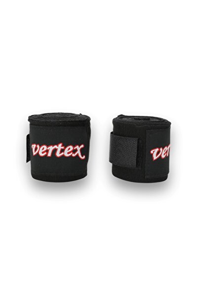 VERTEX Siyah Likralı Boks Bandajı