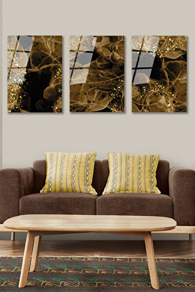 BV DEKOR ΣΕΤ 3 ΤΕΜΑΧΙΩΝ ΑΦΗΡΗΜΕΝΟΥ ΣΧΕΔΙΟΥ ΛΟΥΛΟΥΔΙΩΝ ΔΙΑΚΟΣΜΗΤΙΚΟ ΓΥΑΛΙΝΟ ΠΙ...