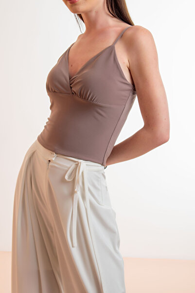 Laranor Μπλούζα Milk Coffee με ρυθμιζόμενο λουράκι