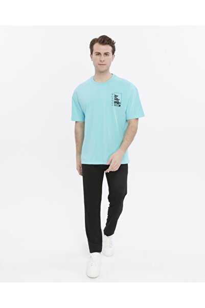 glendi Oversize Print Detailed T-Shirt