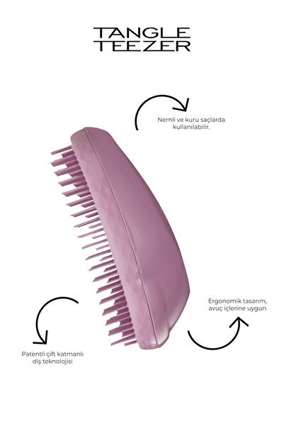 Tangle Teezer فرشاة الشعر الأصلية Fine & Fragile Mindful Mauve