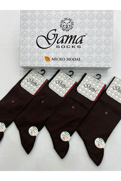 Gama Çorap Ανδρικές λεπτές καλοκαιρινές κάλτσες Micro Modal 4 τεμαχίων