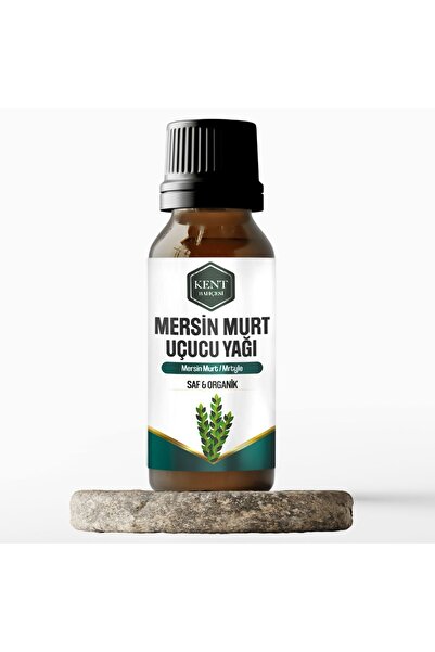 KENT BAHÇESİ Mersin Murt Yaprağı Uçucu Yağı 10 ml %100 Saf Doğal Katkısız Myr...