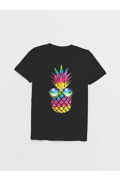 Cevval Pineapple Printed T-Shirt for Kids