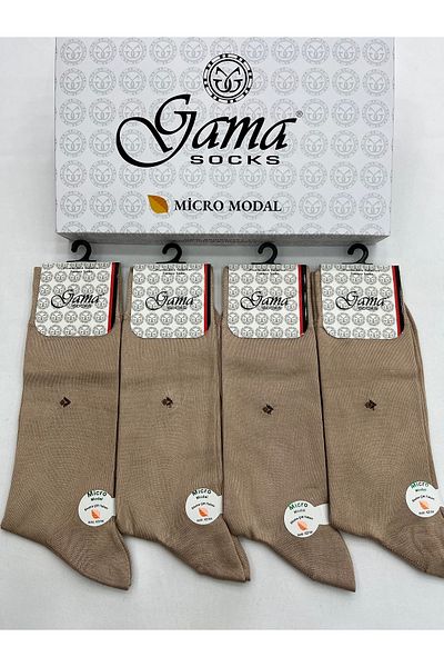 Gama Çorap Ανδρικές λεπτές καλοκαιρινές κάλτσες Micro Modal 4 τεμαχίων