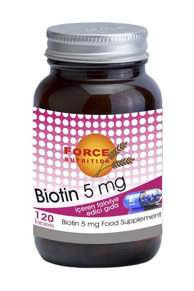 Force Nutrition Biotin 5 Mg 120 Tablets