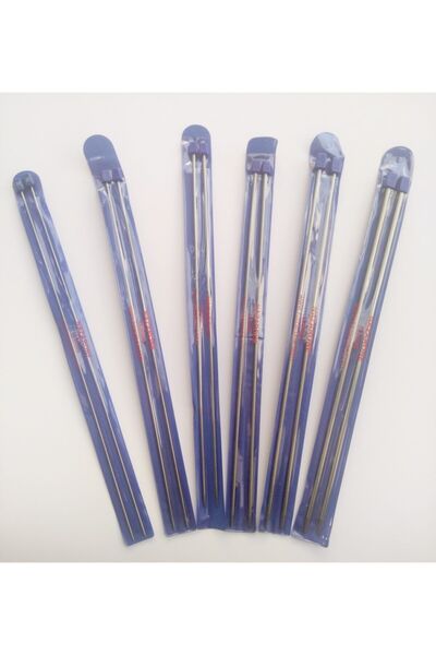 Kezban Tekstil Örgü Şişi Seti Titanyum (2-2,5-3-3,5-4,-4,5) No 6 Adet